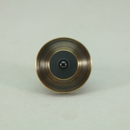 Two Step - Antique Brass and Blacked Out Stainless Steel