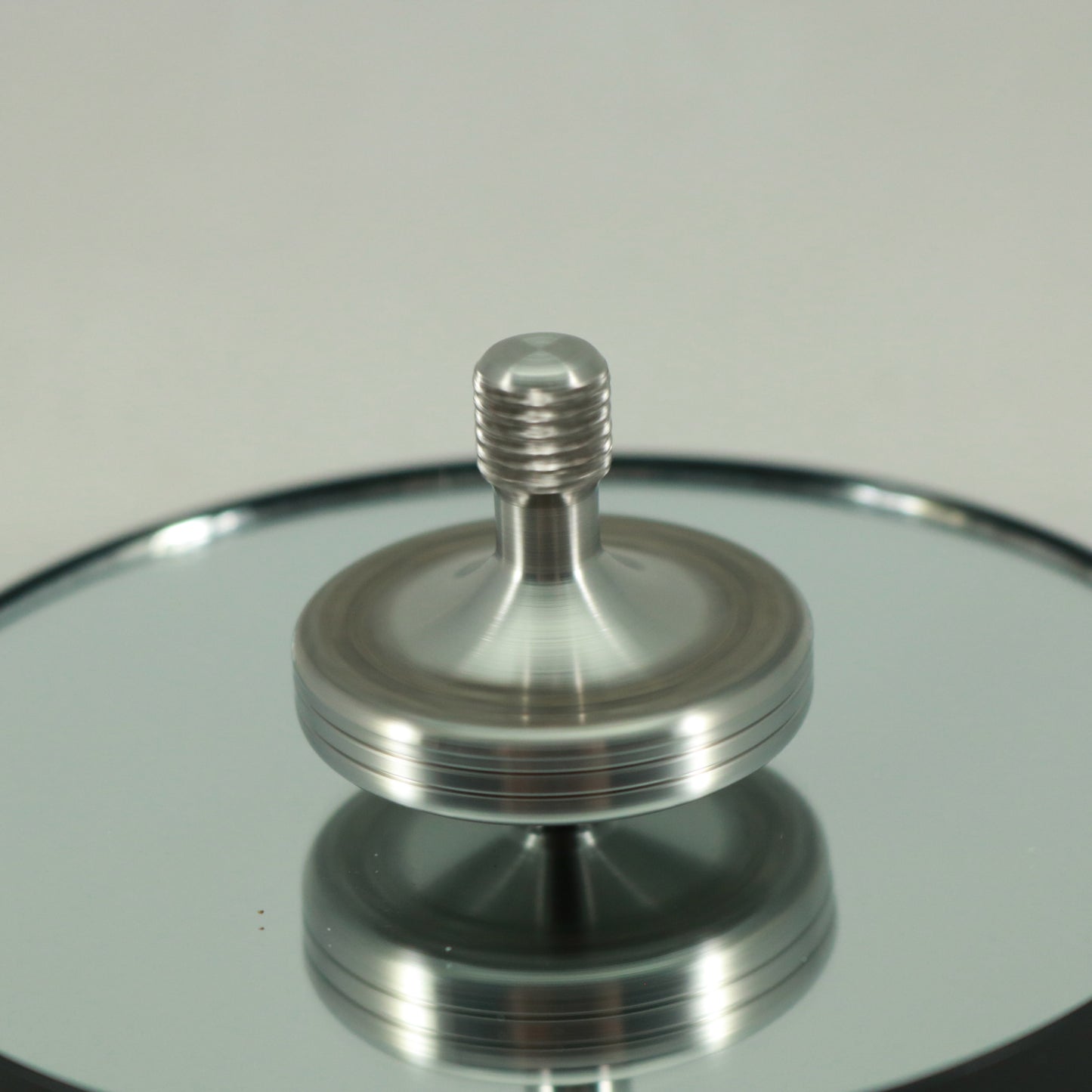S2- Laser Etched Ribbon Design Stainless Steel Spinning Top