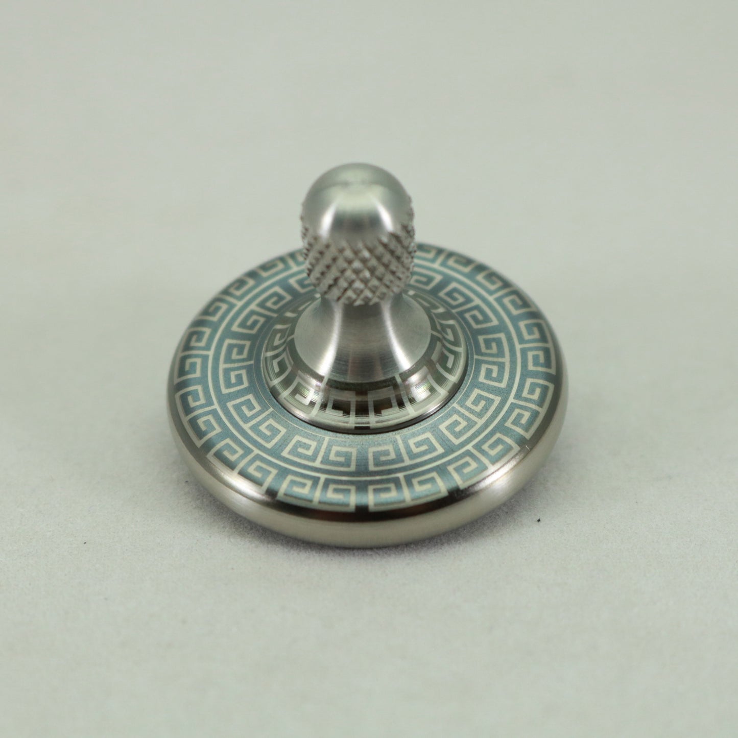 M3 - Laser Etched Aztec Design Stainless Steel Spinning Top