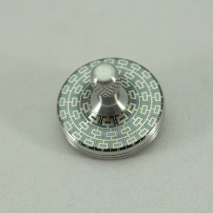 S2- Laser Etched I-Beam Pattern Stainless Steel Spinning Top