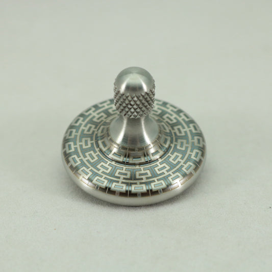 M3 - Laser Etched I-Beam Pattern Stainless Steel Spinning Top