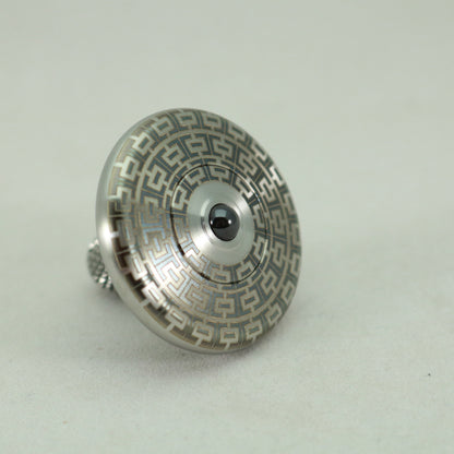 M3 - Laser Etched I-Beam Pattern Stainless Steel Spinning Top