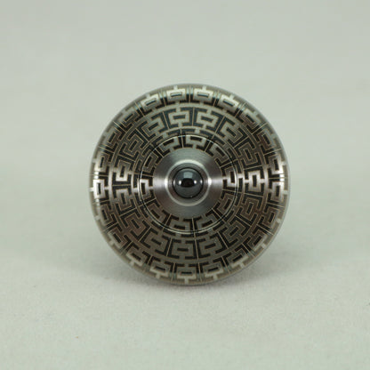 M3 - Laser Etched I-Beam Pattern Stainless Steel Spinning Top