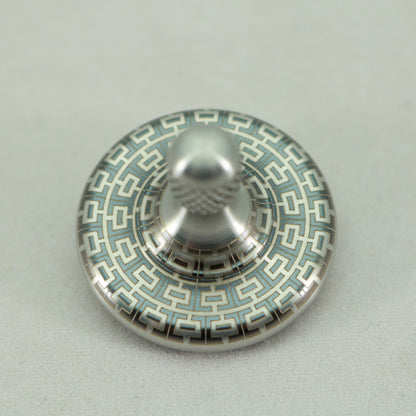 M3 - Laser Etched I-Beam Pattern Stainless Steel Spinning Top