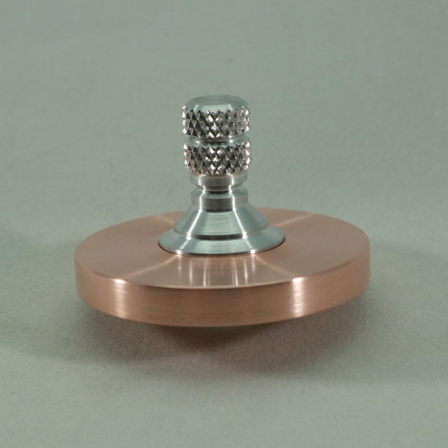 Brushed Copper Big Ring Two Step
