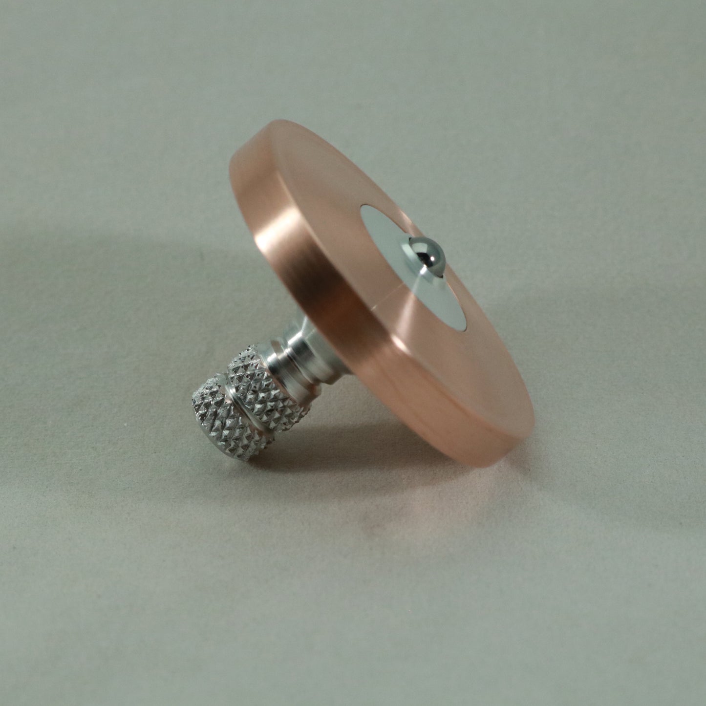 Brushed Copper Big Ring Two Step
