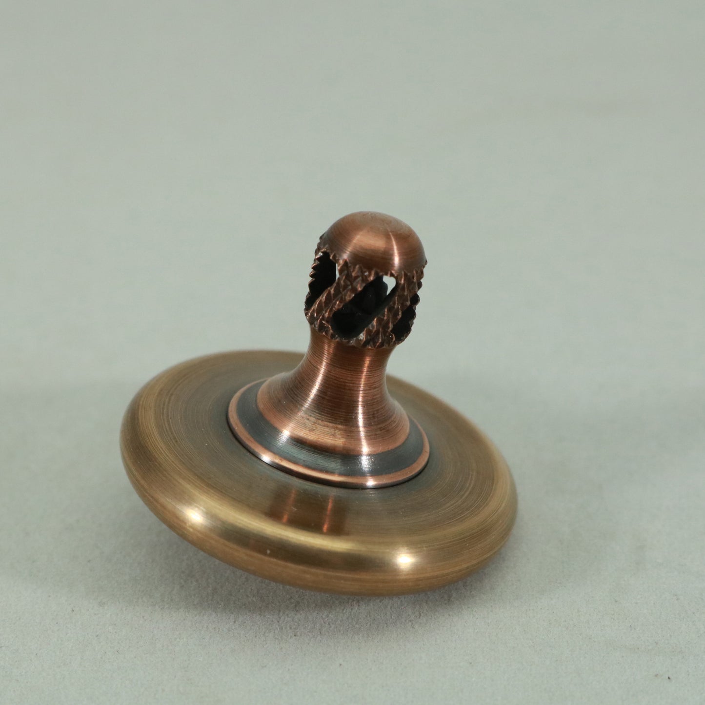 M3 - Antique Phosphor Bronze  & Copper Spinning Top #2