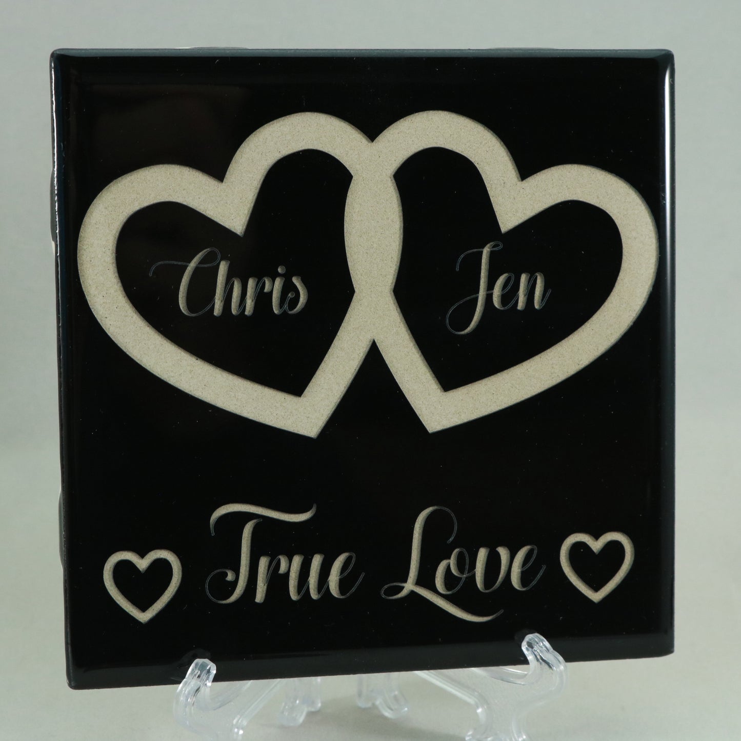 True Love - Laser Engraved Ceramic Tile
